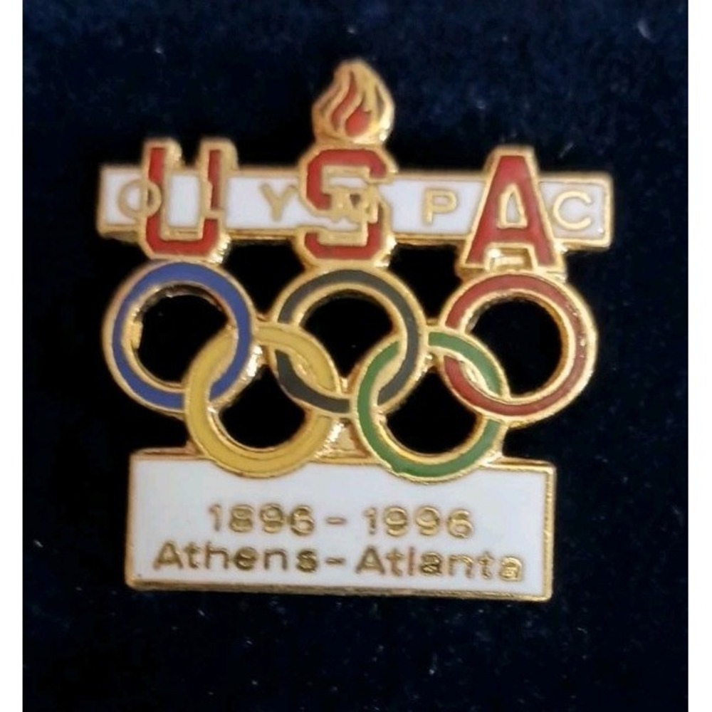 Vintage 1996 USA Olympic Home Team Centennial Pin Set w/ COA Atlanta Athens - Picture 3 of 6